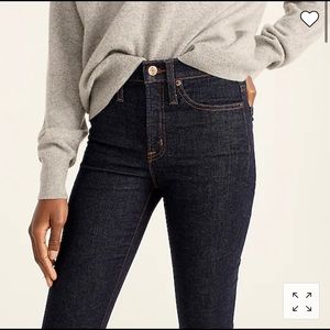 J. Crew 9” High-Rise Toothpick Jeans 29